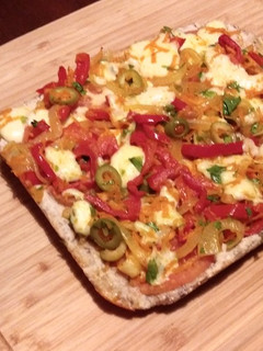 Una foto de Pizza Integral de Verduras