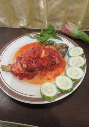 Foto resep Ikan Ekor Kuning Sambal Kecombrang
