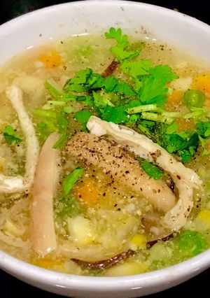 Hình của món Súp ngũ trân.