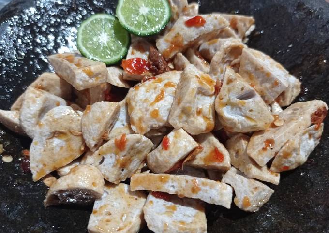 Resep Basreng cobek Resep Basreng cobek