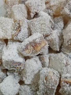 O poză a rețetei Rahat cu nucă, copt de 2 ori.