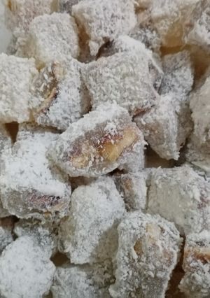 O poză a rețetei Rahat cu nucă, copt de 2 ori.
