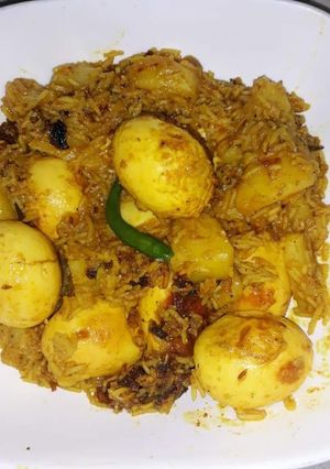 ডিম চাল রেসিপির প্রধান ছবি