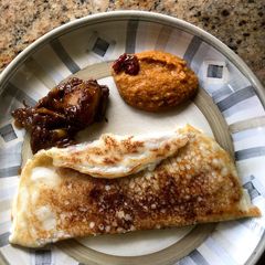 A picture of Ghee Thosai with Onions #WYH.