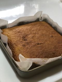 صورة لوصفة كيكة بالموز