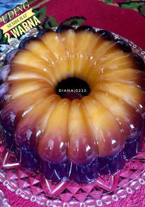 Foto resep Puding semburat 2 warna