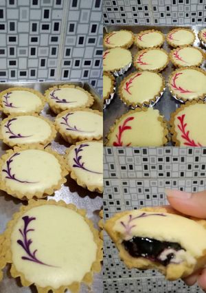 Foto resep Cheese tart blueberry & strawberry