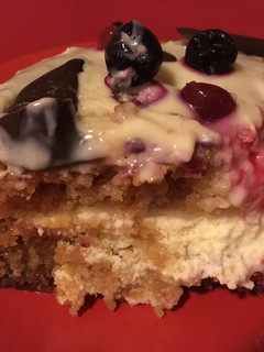 Una foto de Tarta de chocolate blanco