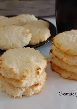 Una foto de Galletas de coco y limón