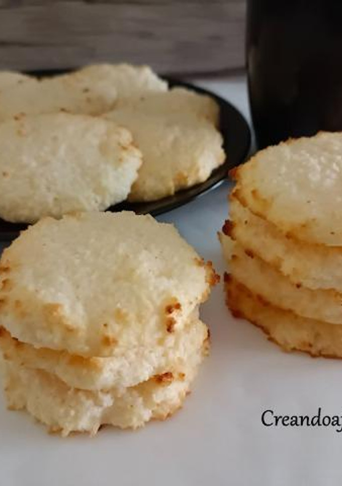 Una foto de Galletas de coco y limón