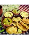 Kolkata Style: Hinger Kochuri or Hing Kachoris with Hing-Potato Curry
