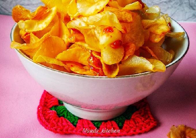 Resep Keripik Singkong Balado Oleh Naads Kitchen Cookpad