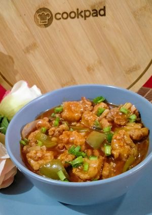 A picture of Chicken Manchurian.