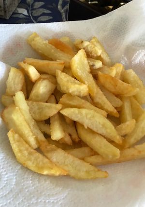 Una foto de Patatas fritas con exterior crujiente