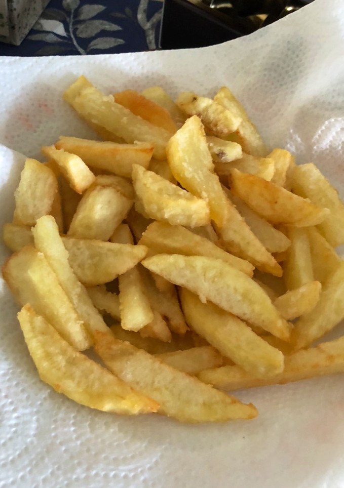 Una foto de Patatas fritas con exterior crujiente
