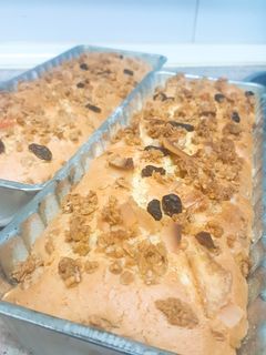 Una foto de Bizcocho de soja y muesli con frutas secas
