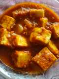 লাল ক্যাপ্সিকাম দিয়ে পনির রসা (Laal capsicum diye paneer recipe in bengali)