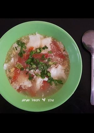 Foto resep Tan Hua Tang (Sup Tomat Telur)