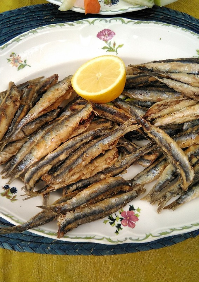 Una foto de Boquerones fritos