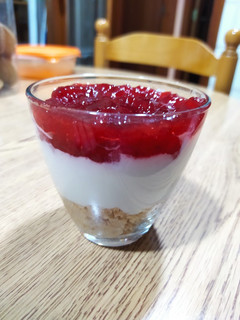 Una foto de Vasito de cheesecake 🍰