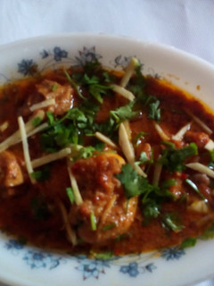 A picture of Yummy delicious and tasty karahi gosht.