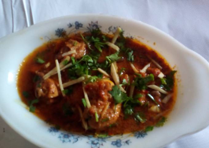 Yummy delicious and tasty karahi gosht