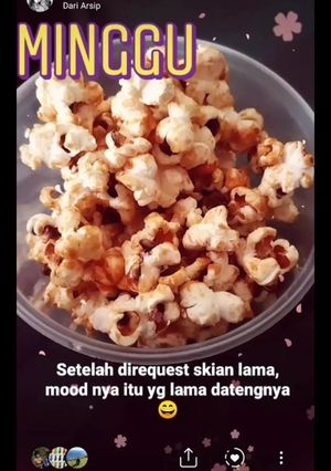 Foto resep Popcorn caramel