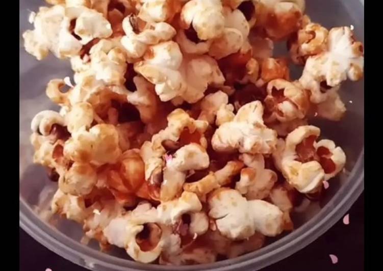 makanan Popcorn caramel Anti Gagal