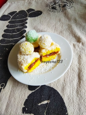 Langkah Mudah untuk Membuat Klepon cake mini durian, Lezat Sekali