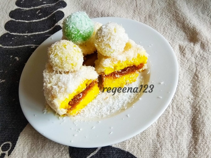 Langkah Mudah untuk Membuat Klepon cake mini durian, Lezat Sekali