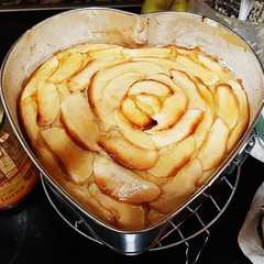A picture of Tarta de manzana.