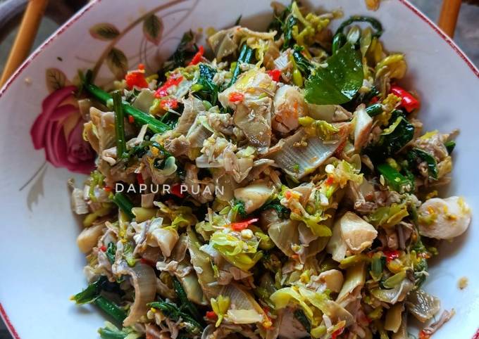 Cara membuat Tumis Jantung pisang Cara membuat Tumis Jantung pisang