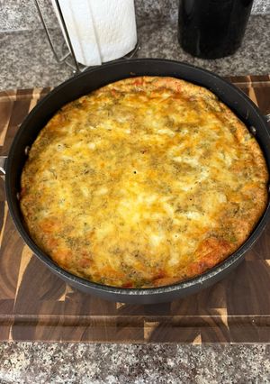 A picture of Potato and Asparagus Frittata.