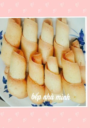 Hình của món Bánh mục măng hay bánh dăm bào.