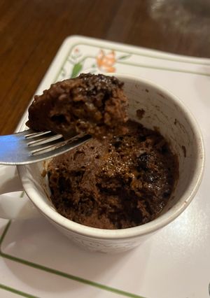 Una foto de Torta en taza
