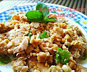 Siap Saji Sambal Tempe Cabe Ijo Nikmat Lezat Siap Saji Sambal Tempe Cabe Ijo Nikmat Lezat