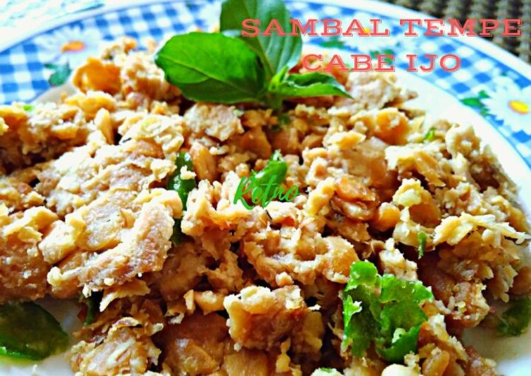 Sambal Tempe Cabe Ijo