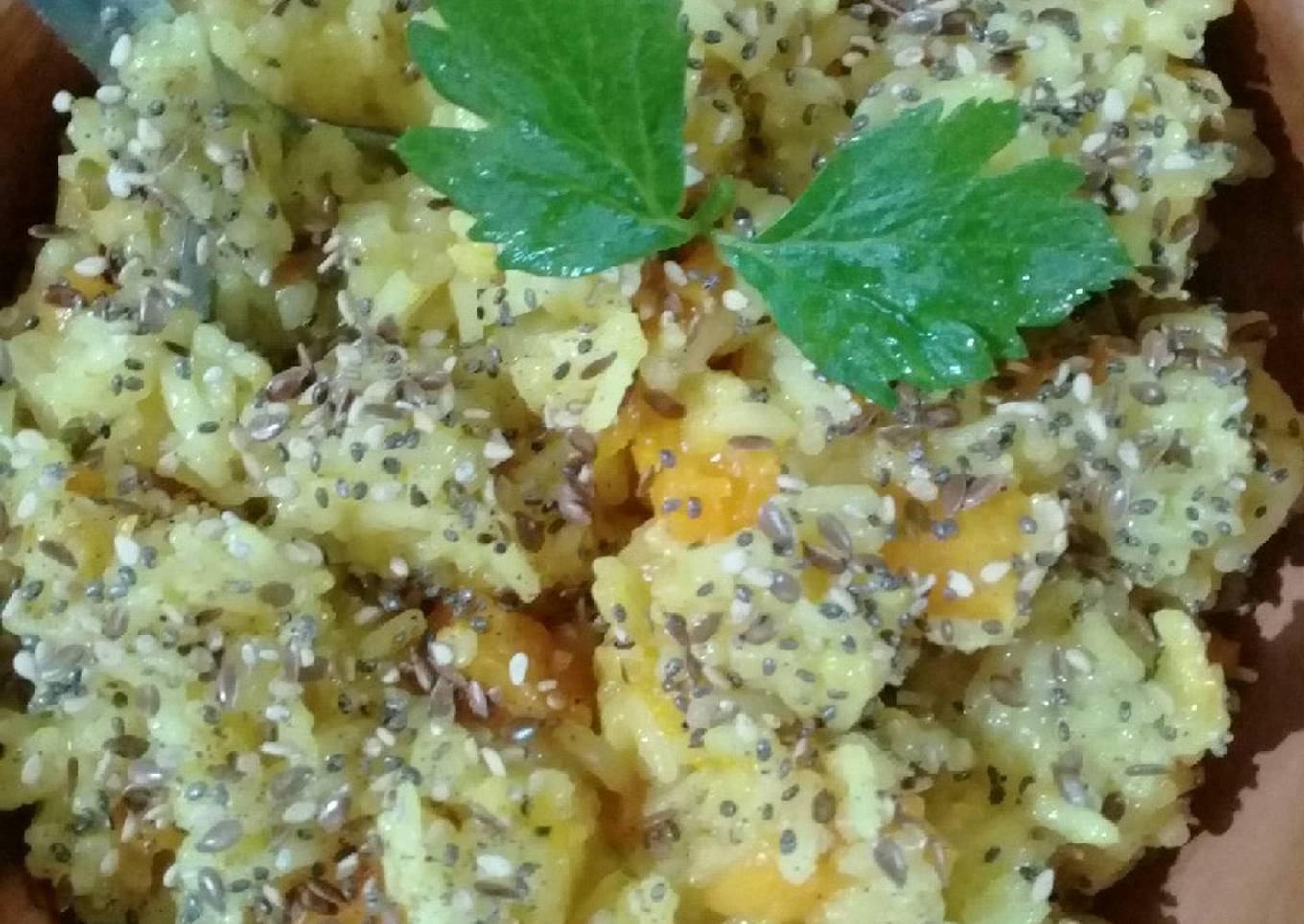 Risotto de calabaza 🤗🍃