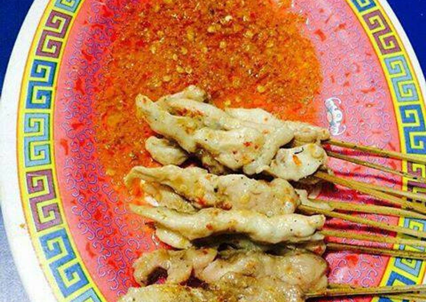 Sate taichan panggang di teflon