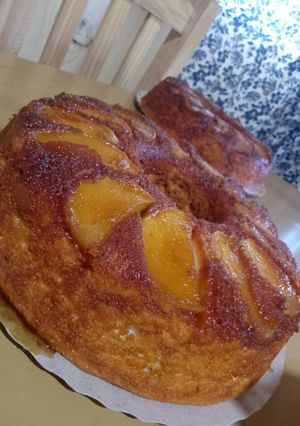 Una foto de Torta Invertida de Manzana