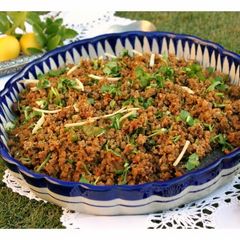 A picture of Pakistani Style Stir Fried Spicy Minced Meat – Bhunna Qeema.