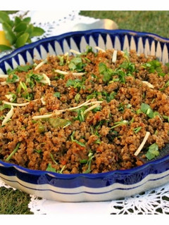 A picture of Pakistani Style Stir Fried Spicy Minced Meat – Bhunna Qeema.
