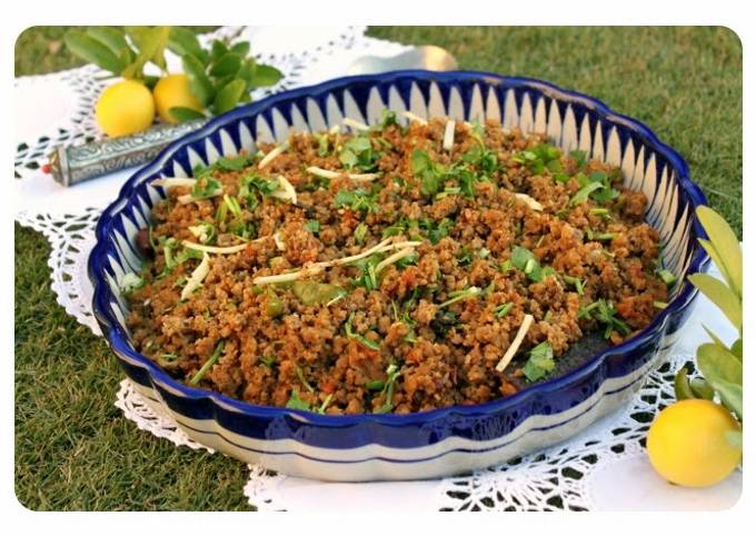 Recipe of Homemade Pakistani Style Stir Fried Spicy Minced Meat – Bhunna Qeema