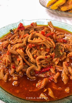 Foto resep Usus Ayam Pedas ala Warteg