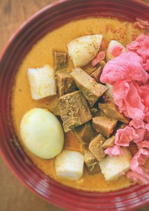 Foto resep Lontong Gulai Nangka Padang