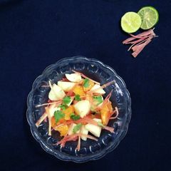 A picture of Jicama Salad (Shank aloo salad).