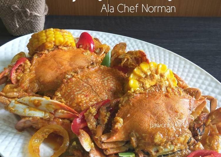 Resep 455.Kepiting Saus Padang Ala Chef Norman Anti Gagal