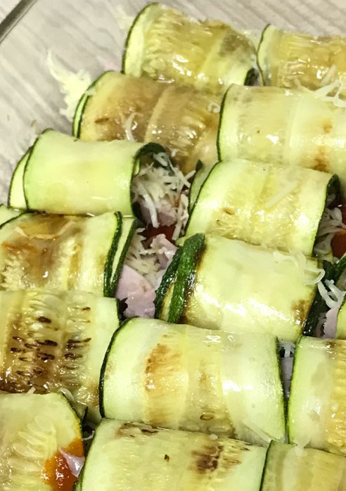 Una foto de Rollitos o canelones de calabacín