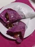 Tortilla/Kebab dari sweet potato purple