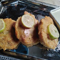 A picture of Potato chicken cutles.